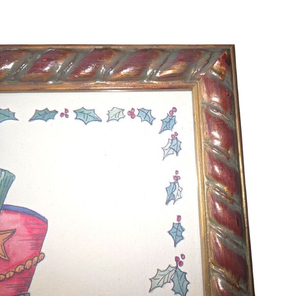 The Bombay Company Y2K Framed Drumming Nutcracker Print A. Parker 16.5"X10.5"X1" - Picture 2 of 10